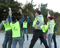 崴航集团台州分公司两天一夜拓展训练服务圆满结束