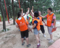 机电高等专科学校干部拓展训练服务活动圆满结束